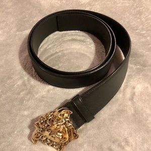 Versace Medusa head belt